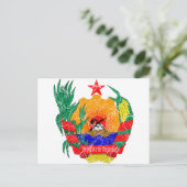 Carte Postale Armoiries du Mozambique (Debout devant)