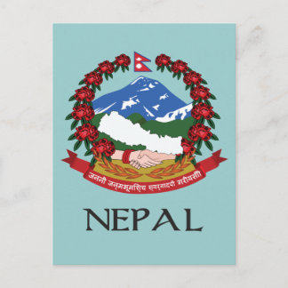 Carte Postale Armoiries du Népal