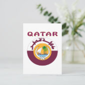 Carte Postale Armoiries Du QATAR (Debout devant)