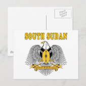 Carte Postale Armoiries Du Soudan Du Sud Designs (Devant / Derrière)