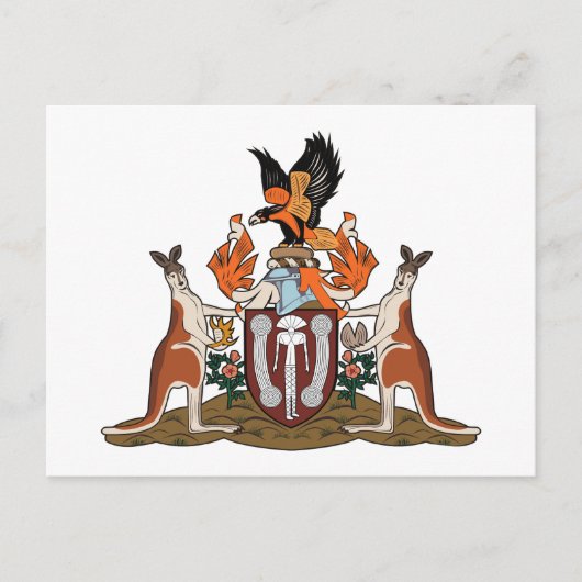 Carte postale Armoiries du Territoire du Nord (Devant)