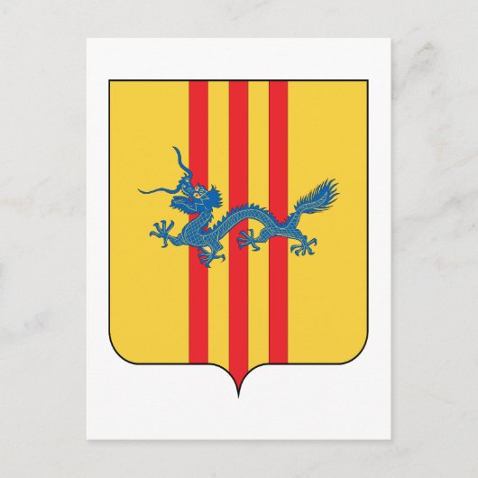 Carte Postale Armoiries du Vietnam du Sud (Devant)