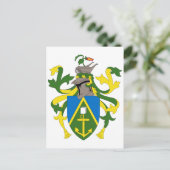 Carte Postale Armoiries Officielles Des Îles Pitcairn Heraldry (Debout devant)
