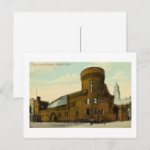 Carte Postale Armory de la Garde légère Detroit, Michigan (Devant / Derrière)