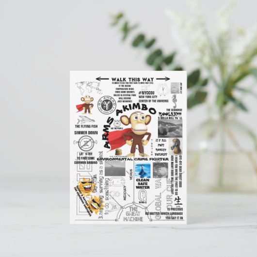 CARTE POSTALE ARMSAKIMBO 2 (Debout devant)