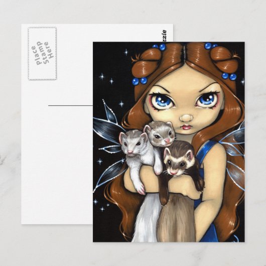 Carte postale "Armstrong of Ferrets" (Devant / Derrière)