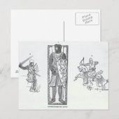 Carte Postale Armure du treizième siècle (Devant / Derrière)