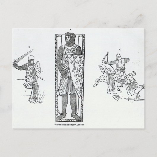 Carte Postale Armure du treizième siècle (Devant)