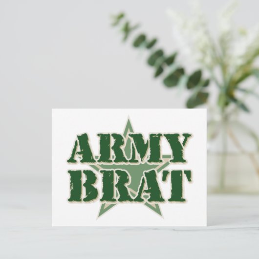 Carte Postale Army Brat (Debout devant)