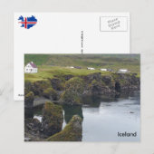 Carte Postale Arnarstapi, Côte Ouest, Islande (Devant / Derrière)