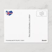 Carte Postale Arnarstapi et Mt. Stapafell, Islande (Dos)