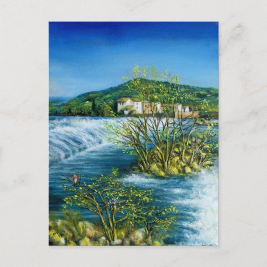 Carte Postale ARNO RIVER À ROVEZZANO Florence Italie (Devant)