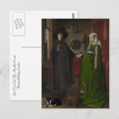 Carte Postale Arnolfini avec Dachshund - Galerie nationale (Devant / Derrière)