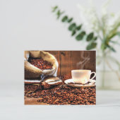 Carte Postale Arôme de café (Debout devant)