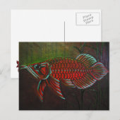 Carte postale Arowana (Devant / Derrière)