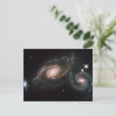 Carte Postale Arp 274 Galaxies Espace NASA (Debout devant)