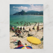 Carte postale "Arpoador Beach, Rio de Janeiro" (Devant)