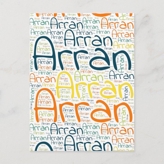 Carte Postale Arran (Devant)