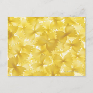 Carte Postale Arrangement of Organic Pasta Bows