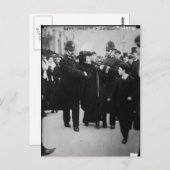 Carte Postale Arrestation d'une Suffragette à Londres Angleterre (Devant / Derrière)