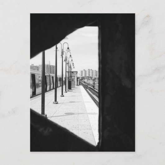 Carte Postale Arrêt de métro Brighton Beach (Devant)