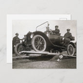 Carte Postale Arrêt de voiture (Devant / Derrière)