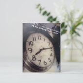 Carte Postale arrêt d'horloge (Debout devant)