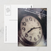 Carte Postale arrêt d'horloge (Devant / Derrière)
