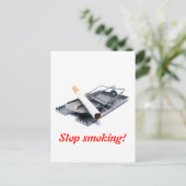 Carte Postale Arrête de fumer ! (Debout devant)