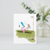 Carte Postale arrêter de creuser - golf, tony fernandes (Debout devant)