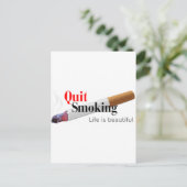 Carte Postale Arrêter de fumer (Debout devant)