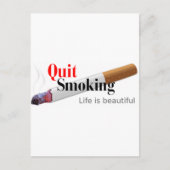 Carte Postale Arrêter de fumer (Devant)