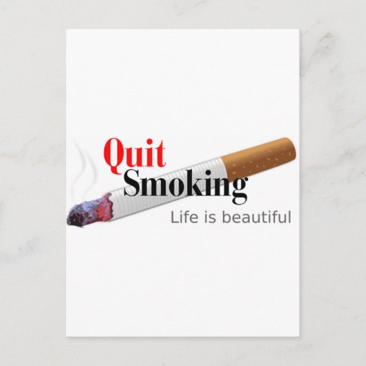 Carte Postale Arrêter de fumer (Devant)