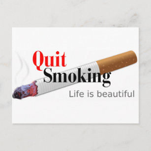 Carte Postale Arrêter de fumer