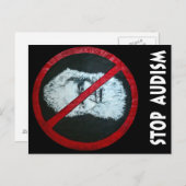 Carte Postale Arrêter l'audisme (Devant / Derrière)