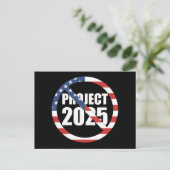 Carte Postale Arrêter le projet 2025 (Debout devant)