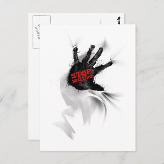 Carte Postale Arrêter l'intimidation (Devant / Derrière)