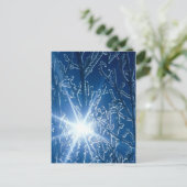 Carte Postale Arrêter par Woods dans une soirée enneigée (Debout devant)