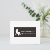 Carte Postale Arrêtez Bull Fighting ! (Debout devant)