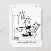 Carte Postale Arrêtez De Cacher Vos Ongles (Devant / Derrière)