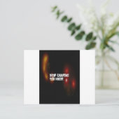 Carte Postale Arrêtez de vous camper Noob (Debout devant)