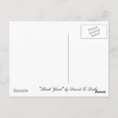 Carte Postale Arrière-cour (Dos)