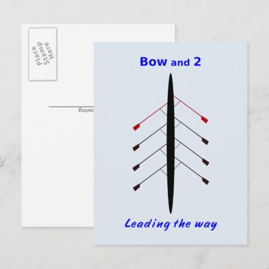 Carte Postale Arrière deux direction (Devant / Derrière)