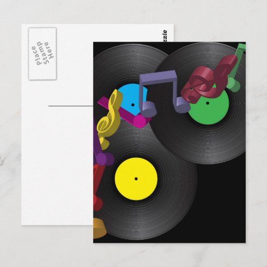 Carte Postale Arrière - plan (Devant / Derrière)