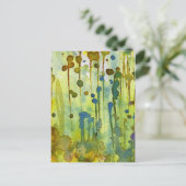 Carte Postale arrière - plan abstrait (Debout devant)