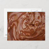 Carte Postale Arrière - plan au chocolat (Devant / Derrière)