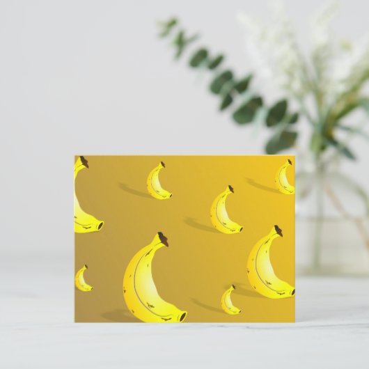Carte Postale Arrière - plan banane (Debout devant)
