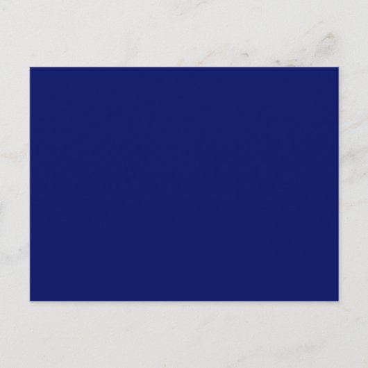 Carte Postale Arrière - plan bleu foncé (Devant)