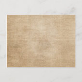 Carte Postale Arrière - plan Burlap (Devant)