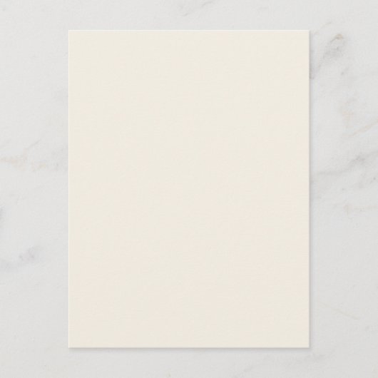 Carte Postale Arrière - plan couleur velours beige clair (Devant)